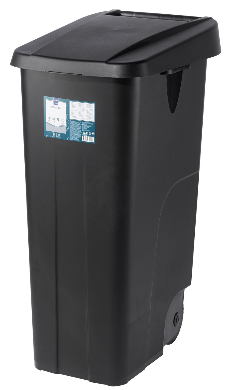 METRO PROFESSIONAL Odpadkový kôš s kolesami polypropylén 110 l 1 ks