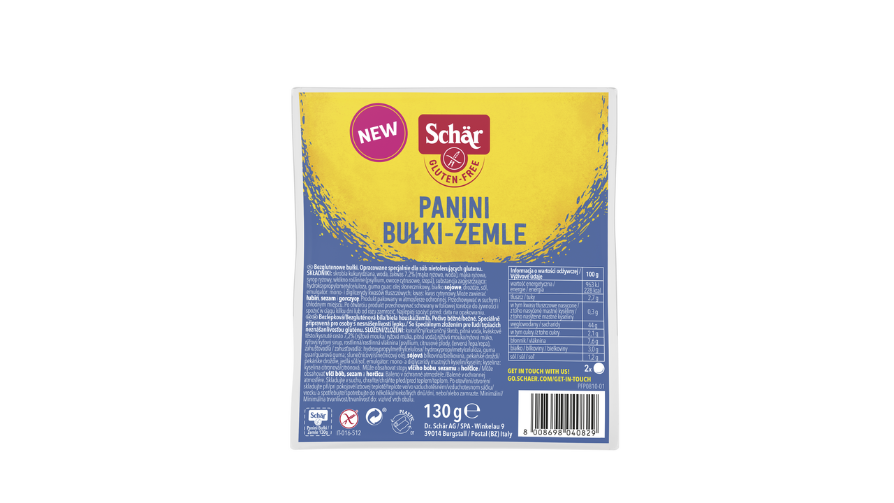 Schär Panini žemle 130 g