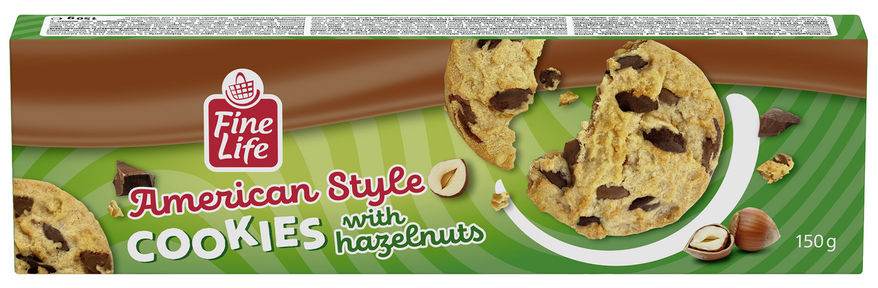 Fine Life Choco cookie haselnut 150 g