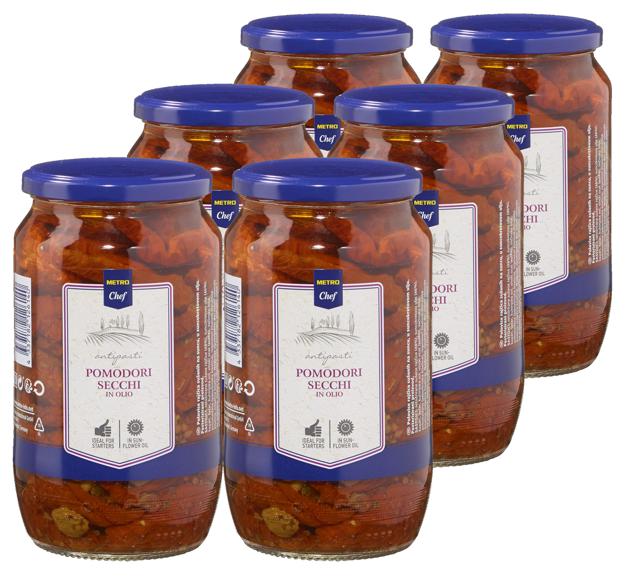 METRO Chef Paradajky sušené v oleji 720 ml