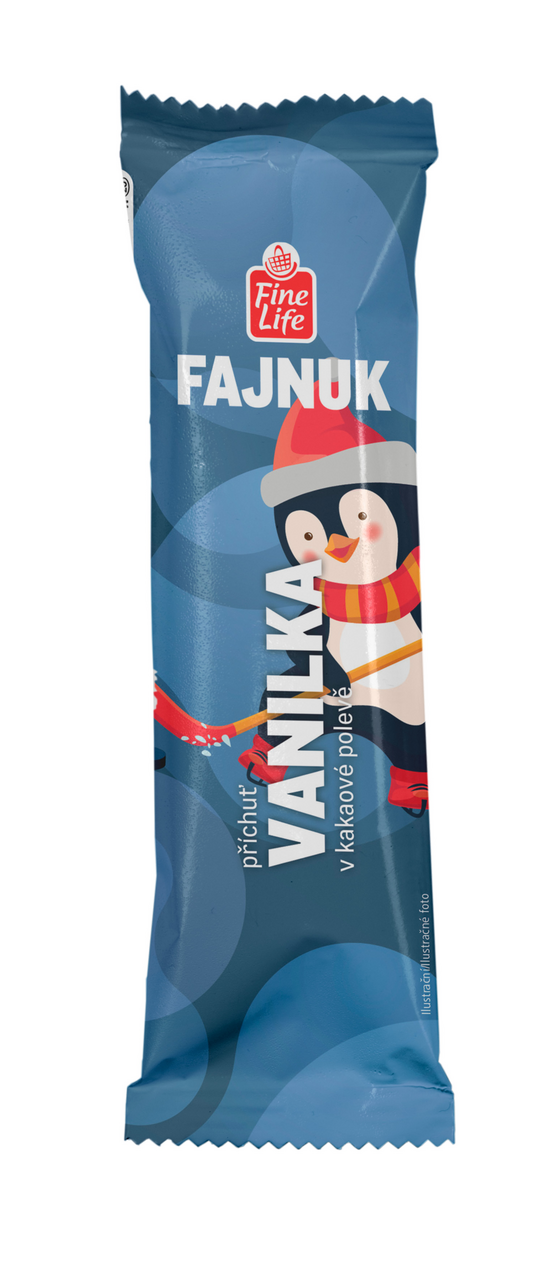 Fine Life FAJNUK s príchuťou vanilka mraz. 25 x 37 g