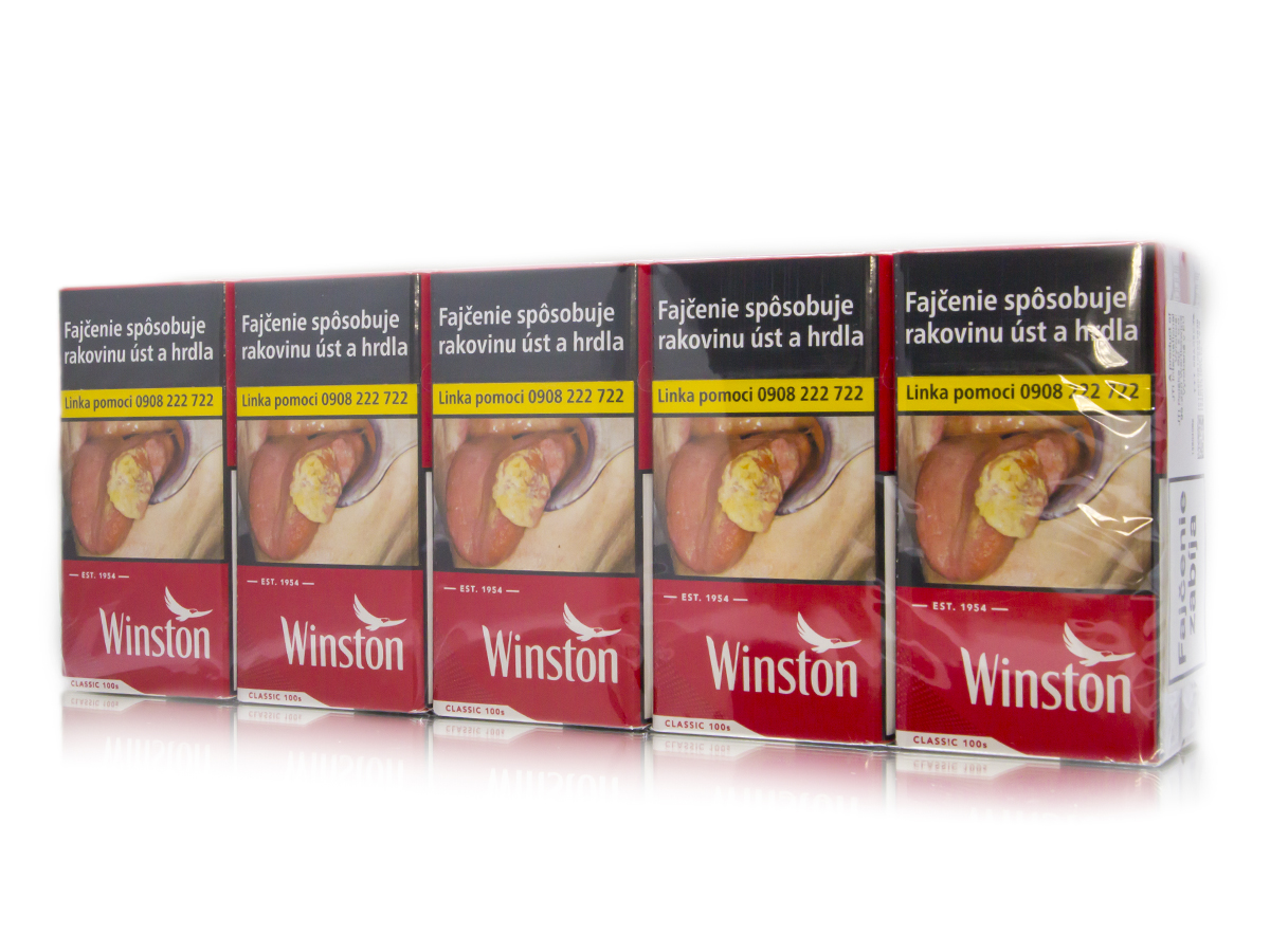 Winston Classic 100 dlhé box 20 ks 10 krab. kolok K tvrdé bal. VO cena