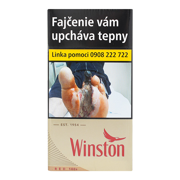 Winston Gold Red 100 dlhé box 20 ks 10 krab. kolok K tvrdé bal. VO cena