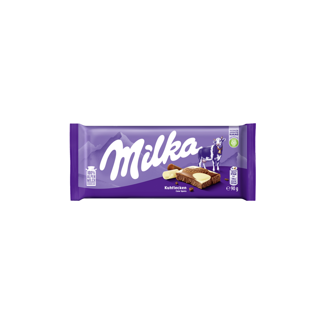 Milka Cow Spot tabuľková čokoláda 90 g