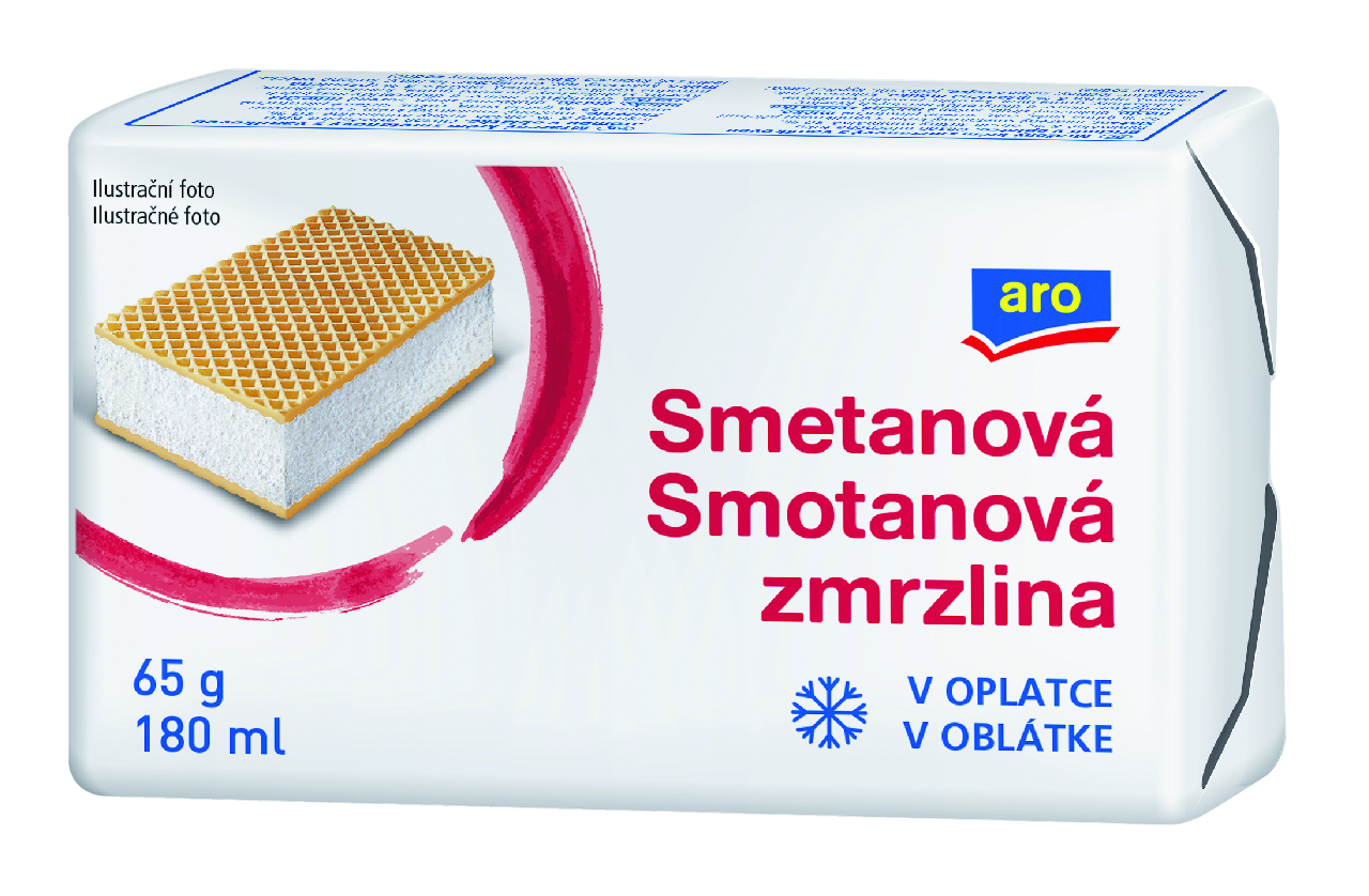 aro Smotanová zmrzlina mraz. 10 x 180 ml