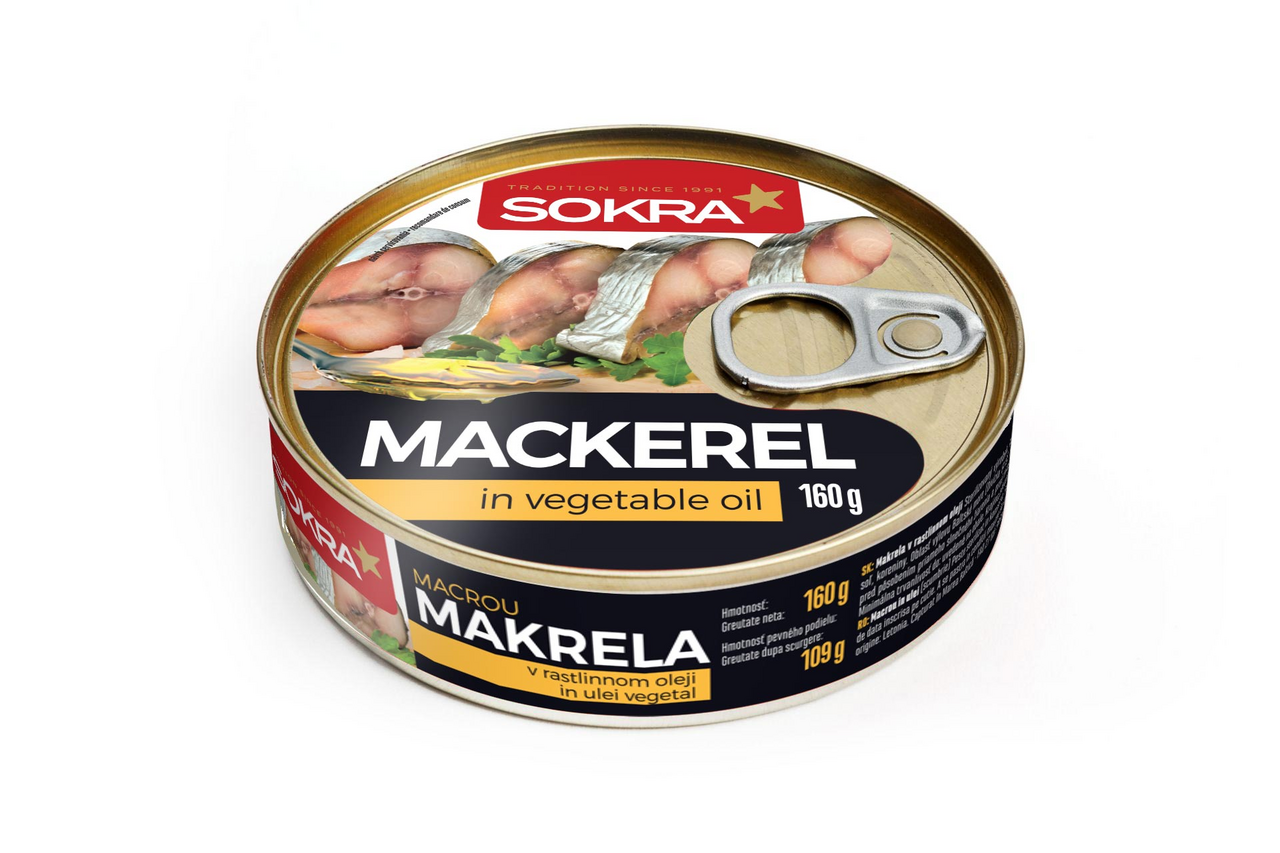 SOKRA Makrela v oleji 160 g