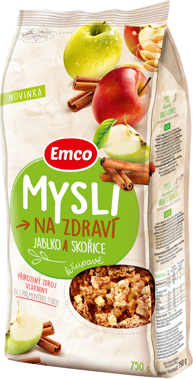 Emco Mysli jablko a škorica 750 g