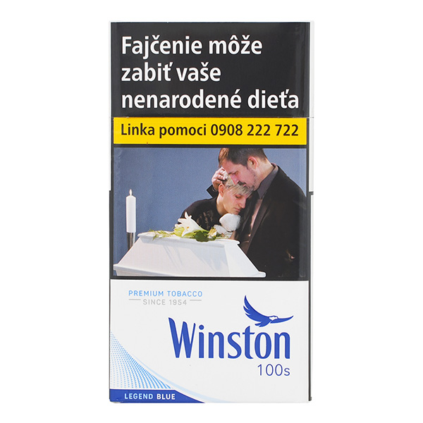 Winston Blue 100 dlhé box 20 ks KC 5,50 10 krab. kolok K tvrdé bal. VO cena