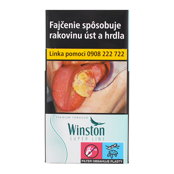 Winston Green super slims box 20 ks KC 5,50 10 krab. kolok K tvrdé bal. VO cena