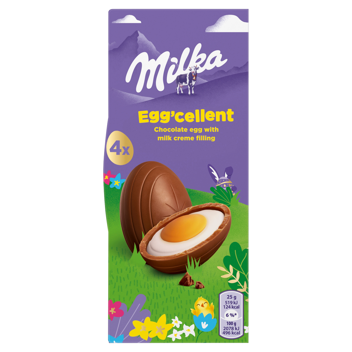 Milka Eggcellent čokoládové vajíčka 124 g