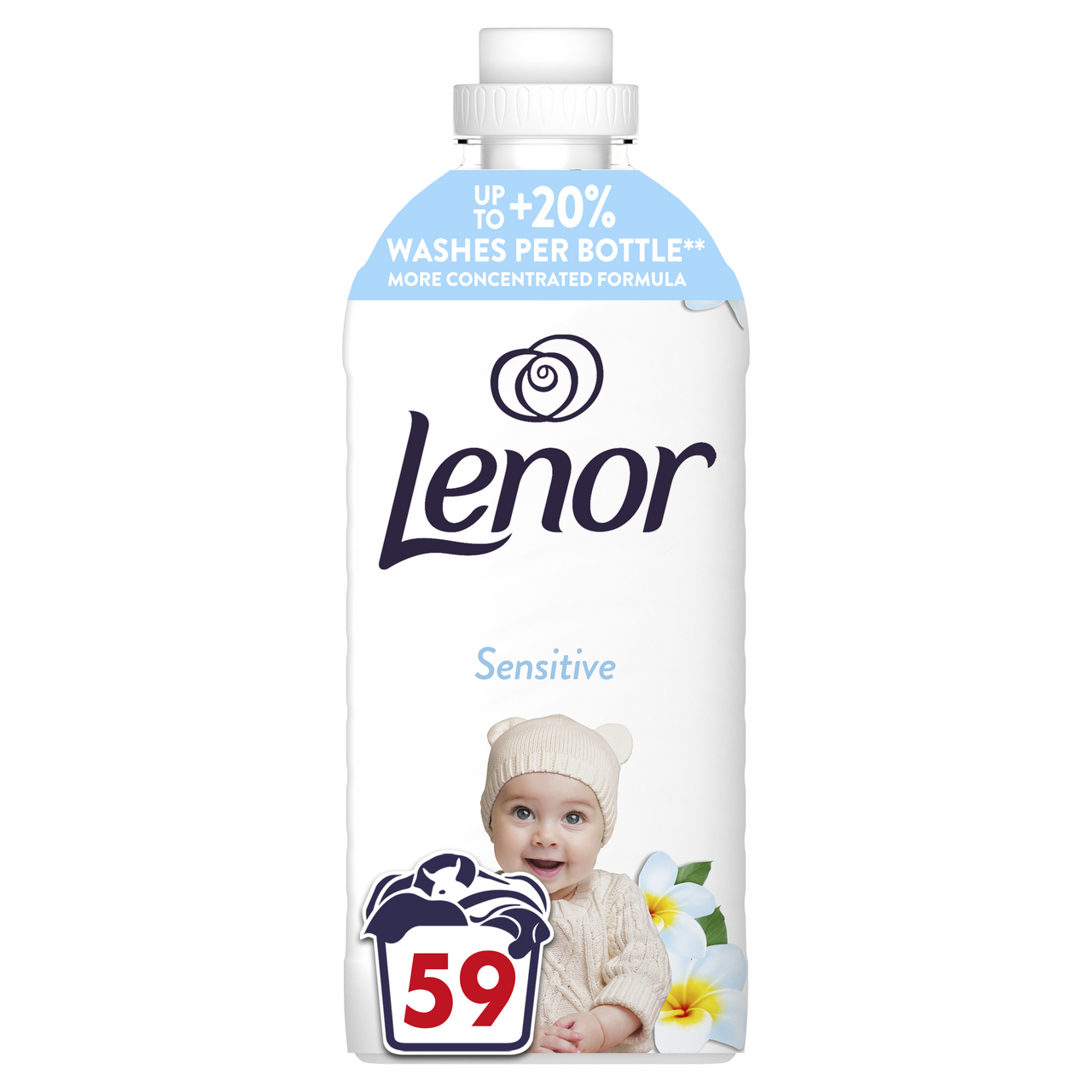 Lenor Sensitive aviváž (59 praní) 1239 ml