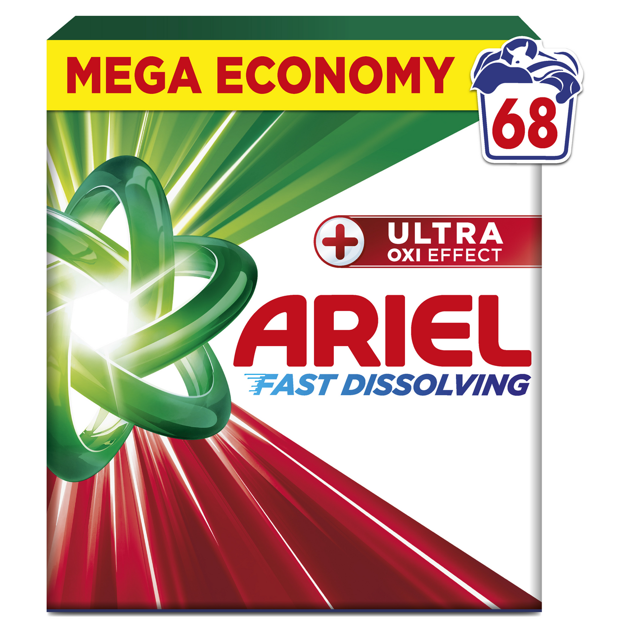 ARIEL Oxi Effect prací prášok (68 praní) 3,74 kg