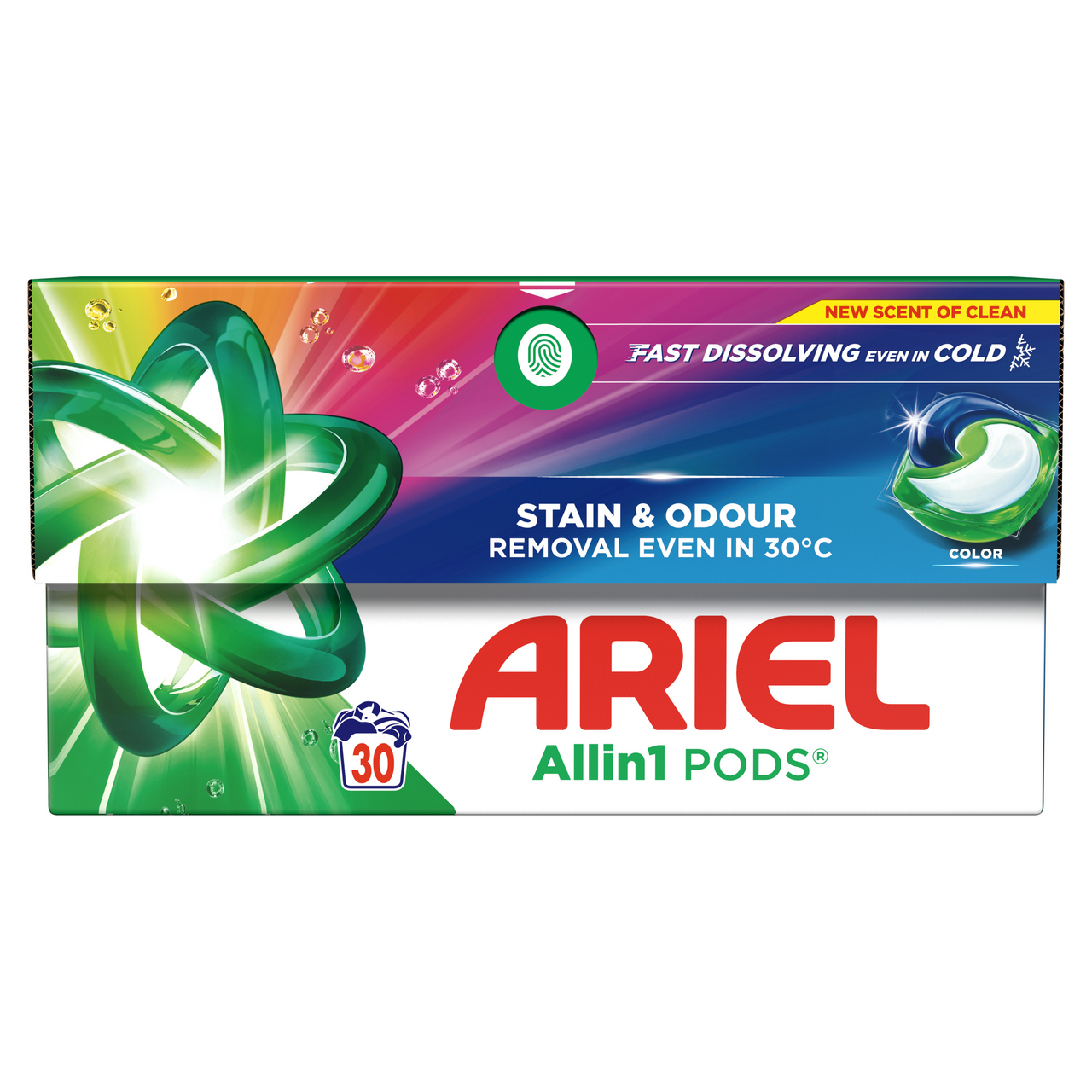 ARIEL All in 1 Color Fresh gélové kapsuly 30 ks