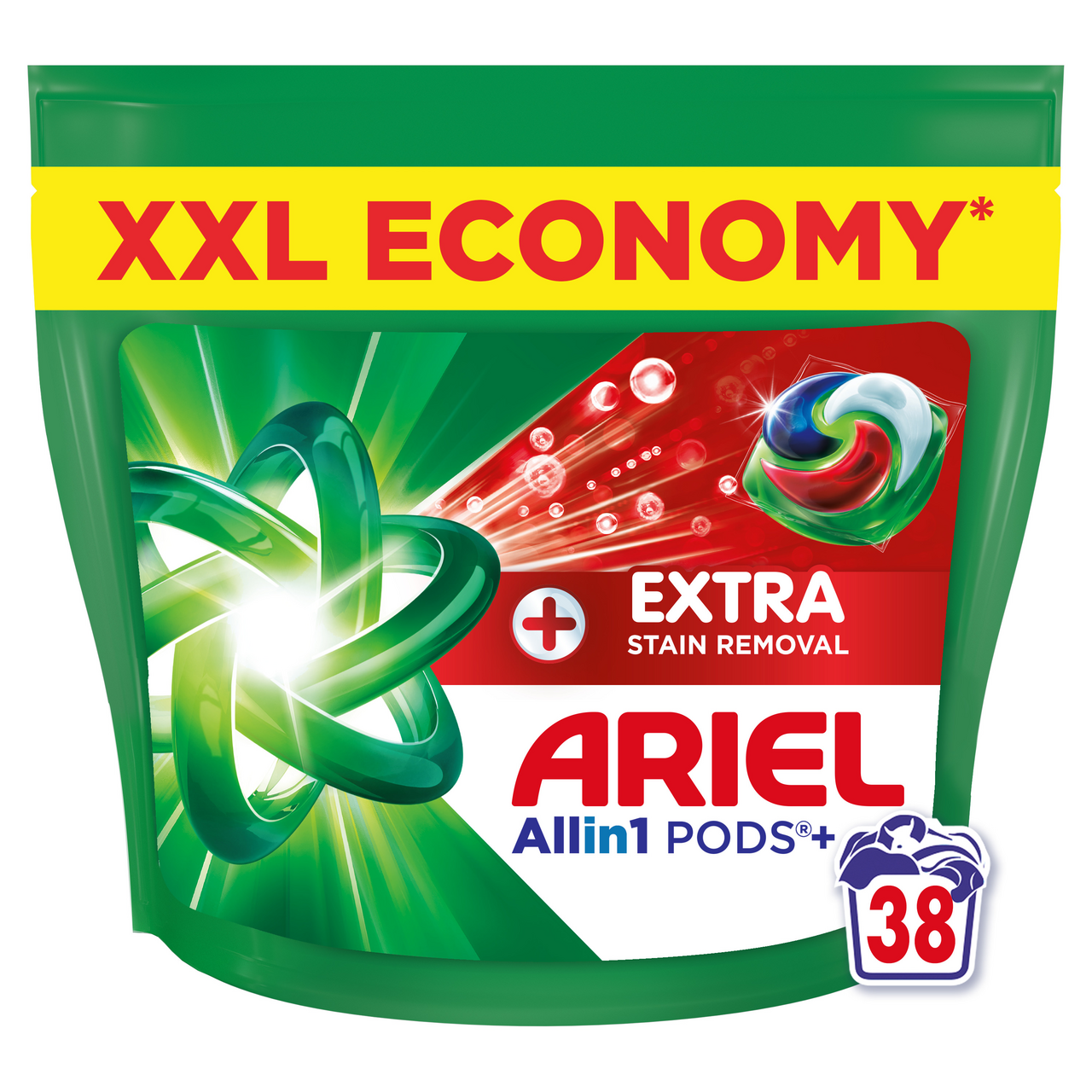 ARIEL All in 1 Extra Hygiene gélové kapsuly 38 ks