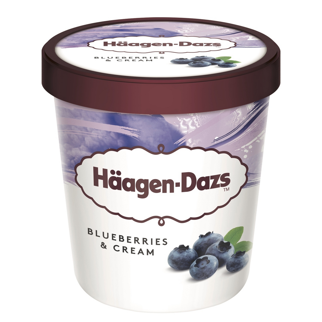 HÄAGEN-DAZS Čučoriedky so smotanou zmrzlina mraz. 460 ml