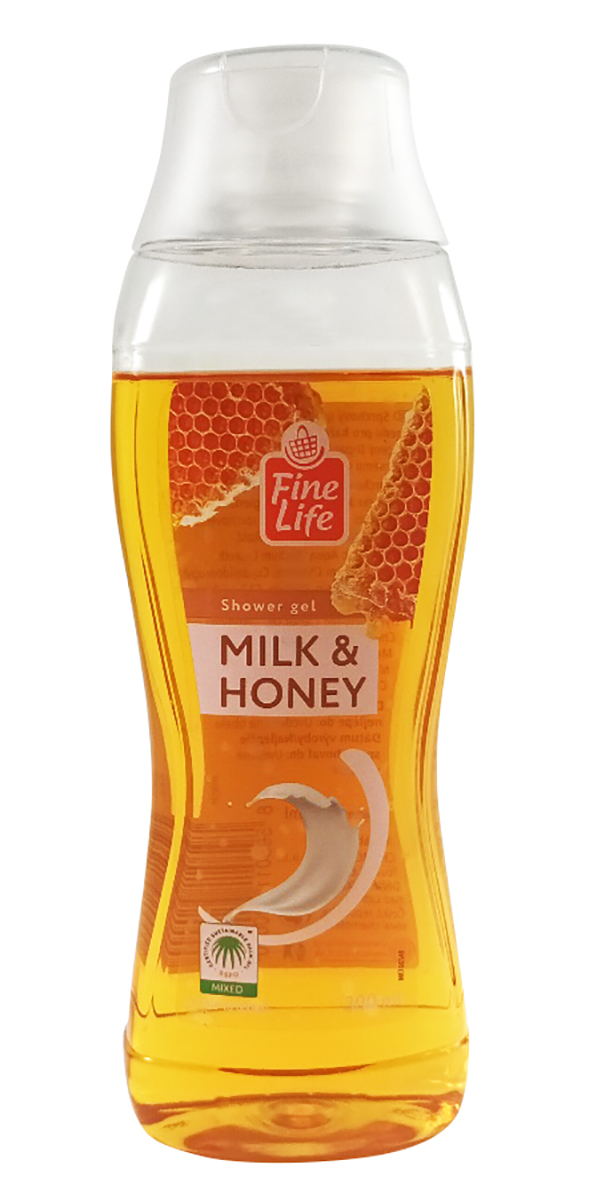 Fine Life Mlieko a med sprchový gél 300 ml