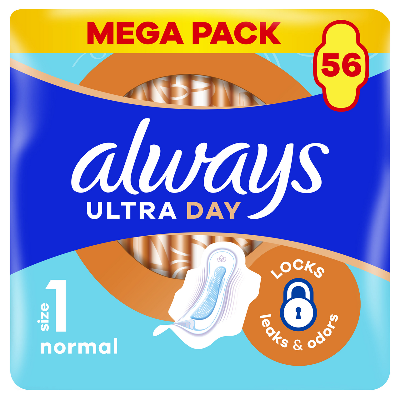 always Ultra Normal mega pack dámske vložky 56 ks