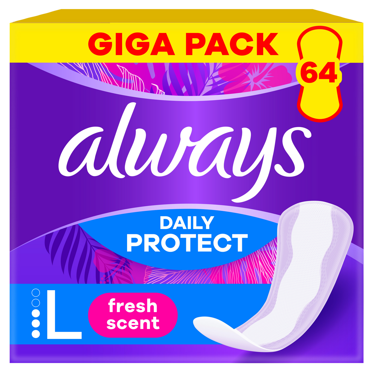 always Daily Protect Fresh L intimky 64 ks