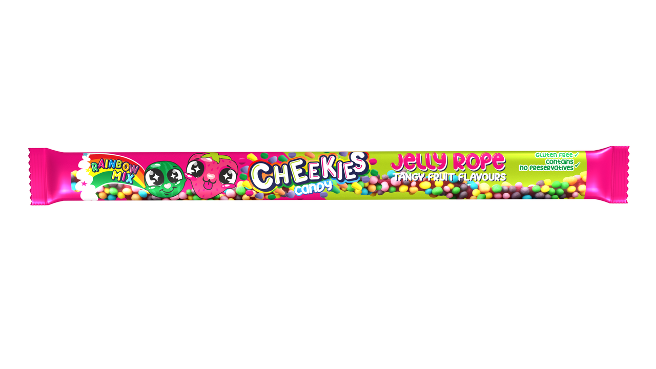 Cheekies Jelly Rope želé cukríky 24 x 26 g