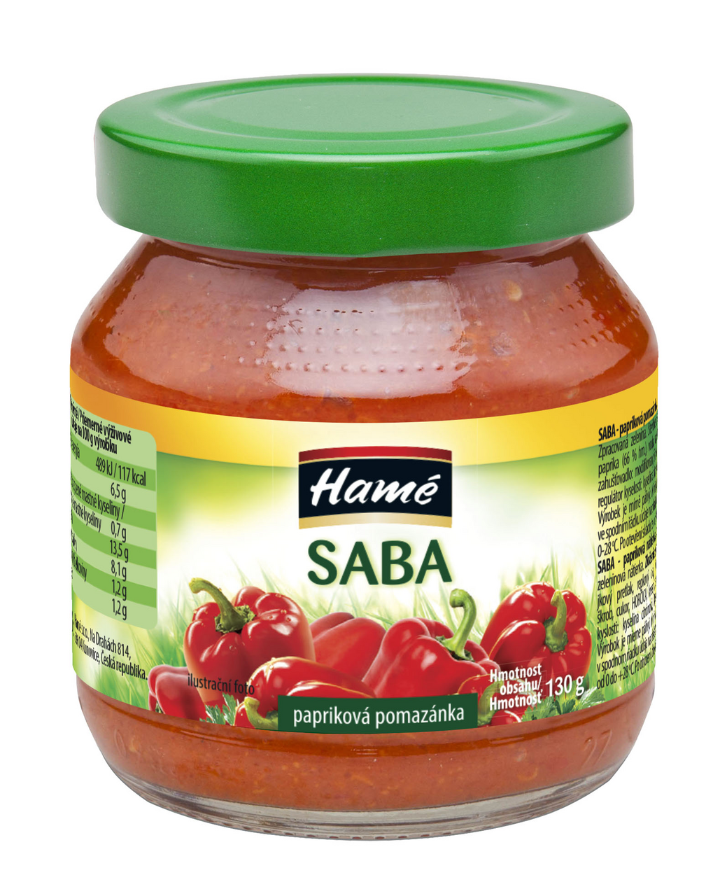 Hamé papriková pomazánka 12 x 130 g