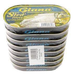 Giana Sleď filety v oleji 8 x 170 g