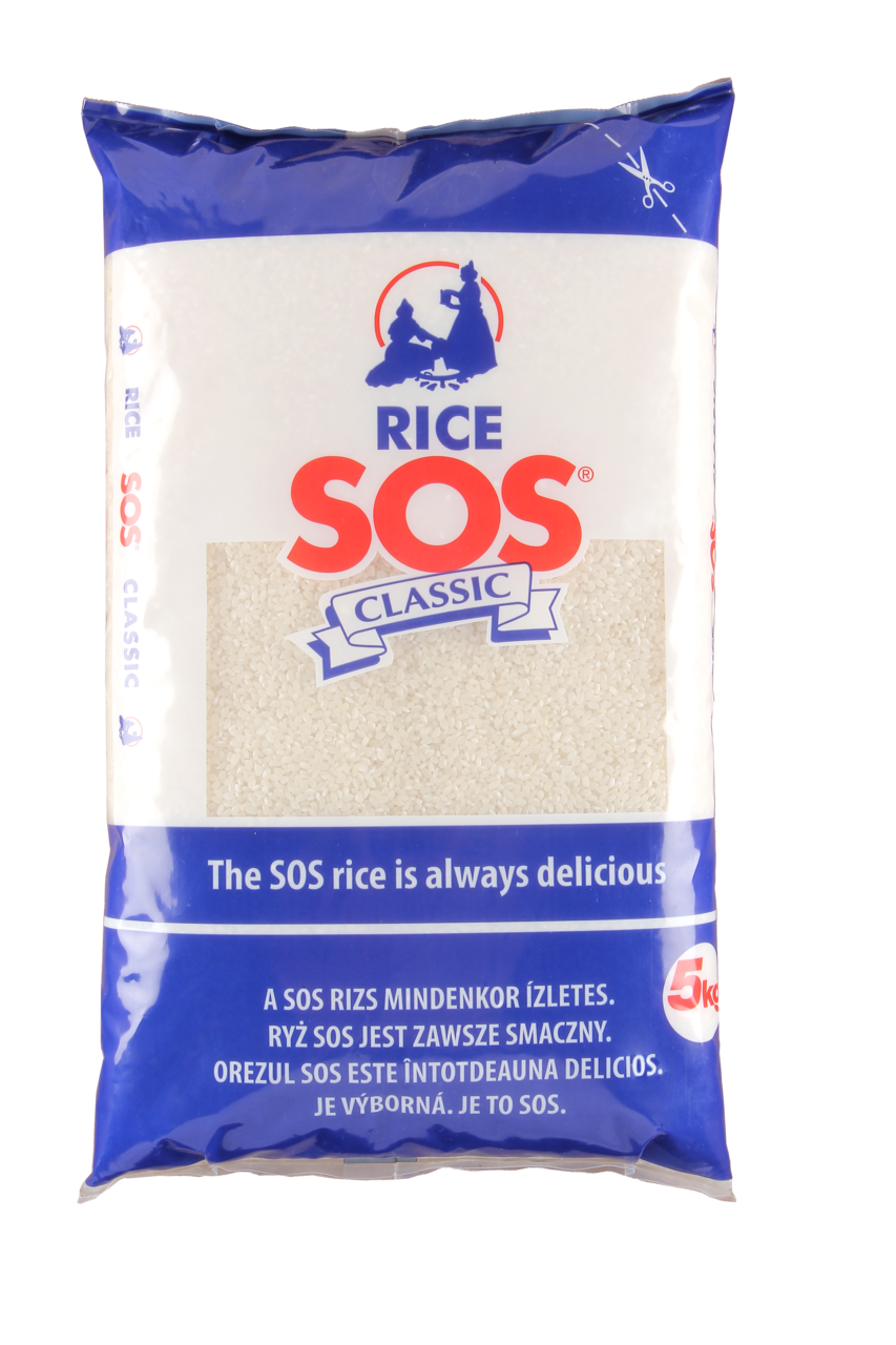 SOS Classic ryža stredozrnná 5 kg