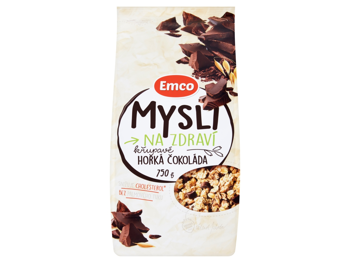 EMCO Mysli horká čokoláda 750 g