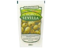 Agro Sevilla Olivy zelené s papričkou 6x200 g