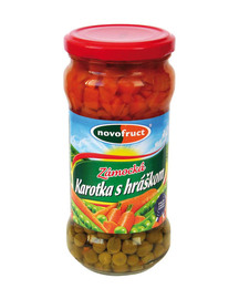 novofruct Karotka s hráškom 330 g