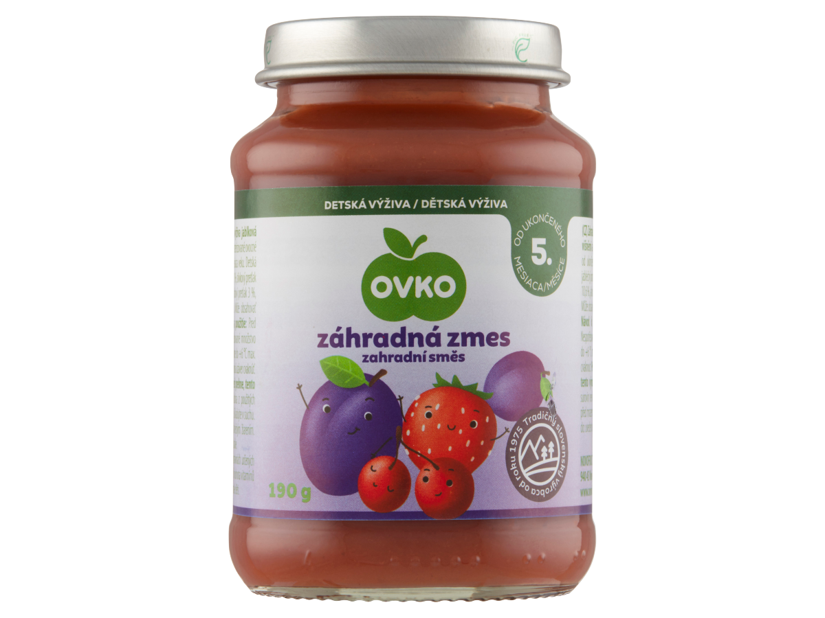 OVKO Detská výživa záhradná zmes 6 x 190 g