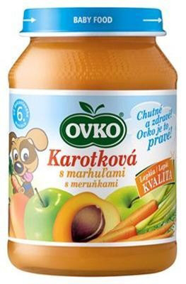 OVKO Detská výživa jablková s marhuľami 6 x 190 g