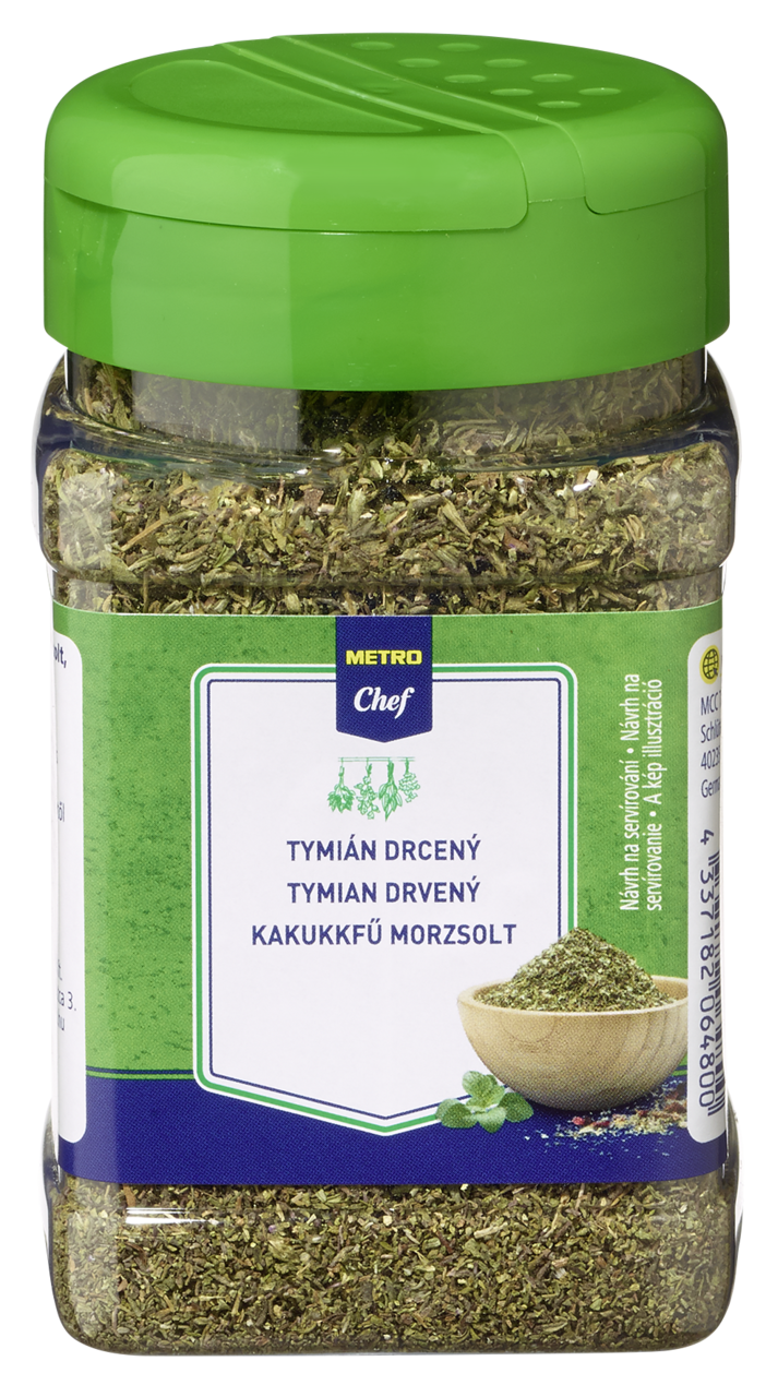 METRO Chef Tymián drvený 60 g dóza