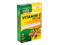 MaxiVita Herbal Vitamín C 600mg + rakytník (30 kapsúl) 1x23 g