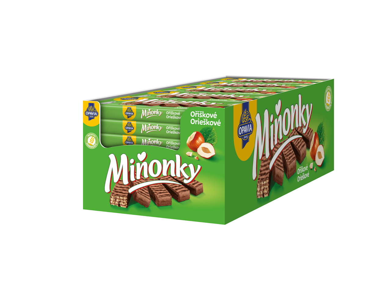 Opavia Miňonky orieškové oblátky 35 x 50 g