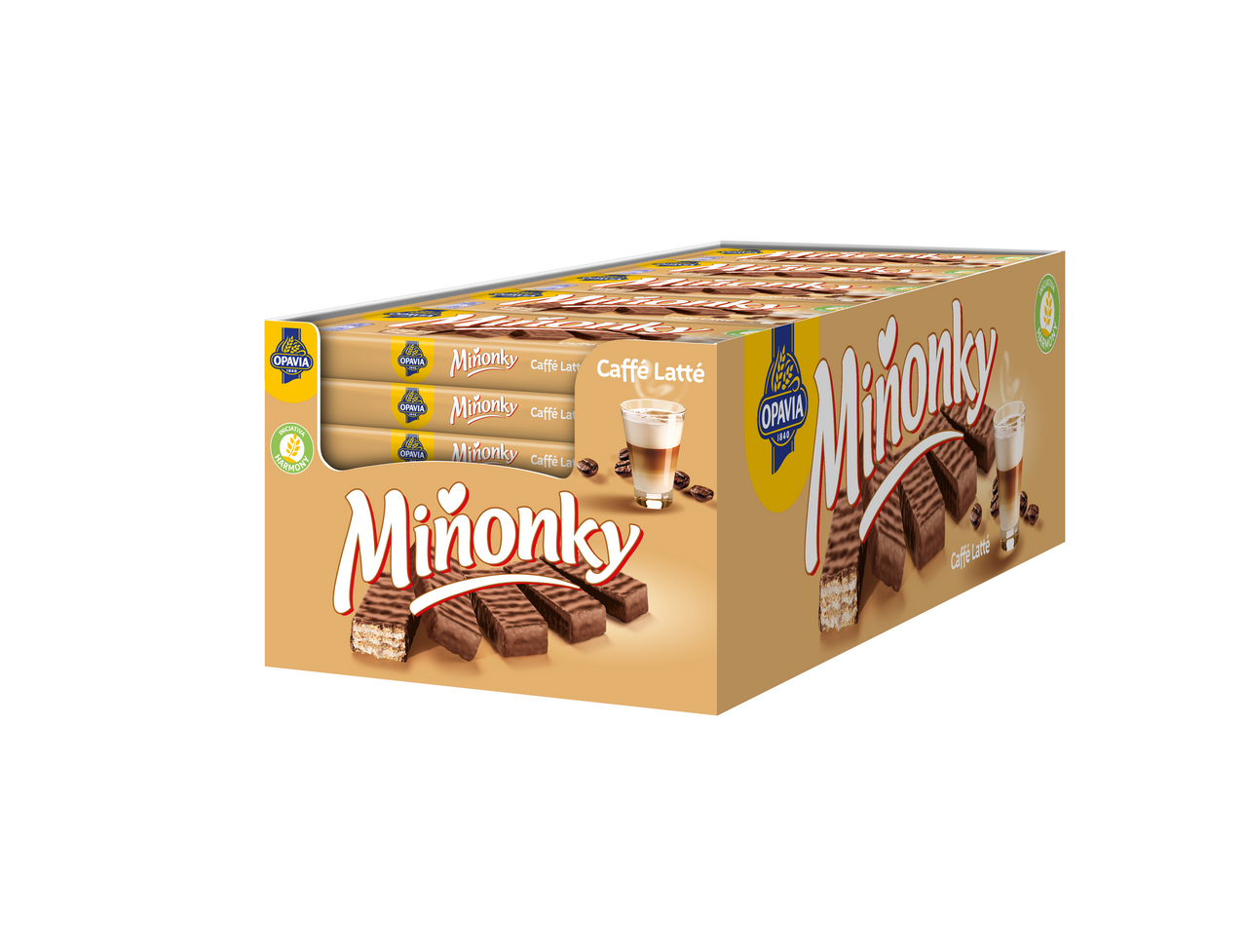 OPAVIA Miňonky caffe latte oblátky 35 x 50 g
