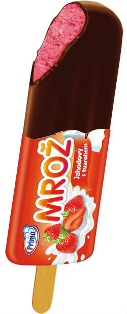 Prima MROŽ jahody s tvarohom nanuk mraz. 12 x 45 ml