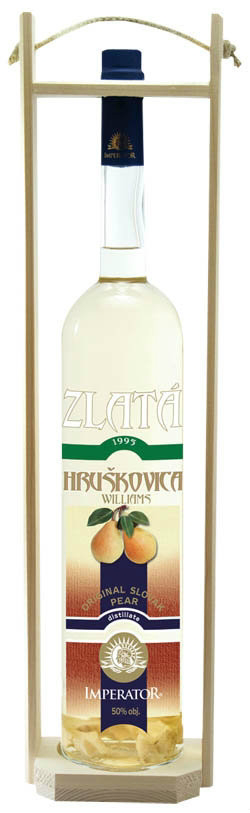 Imperator Zlatá hruškovica drevo 50% 1,5 l