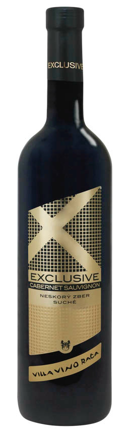 VILLA VÍNO RAČA Exclusive Cabernet Sauvignon neskorý zber 750 ml