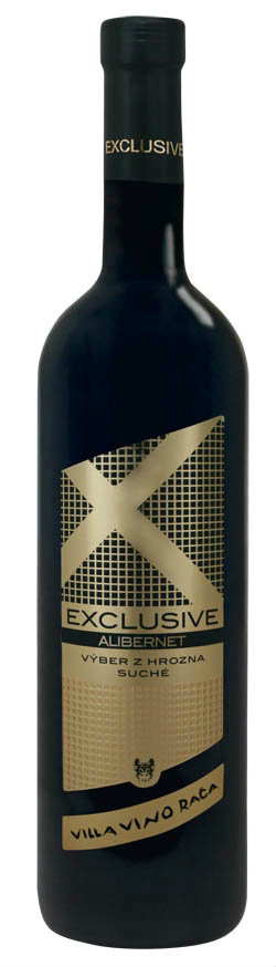 VILLA VÍNO RAČA Exclusive Alibernet výber z hrozna 750 ml