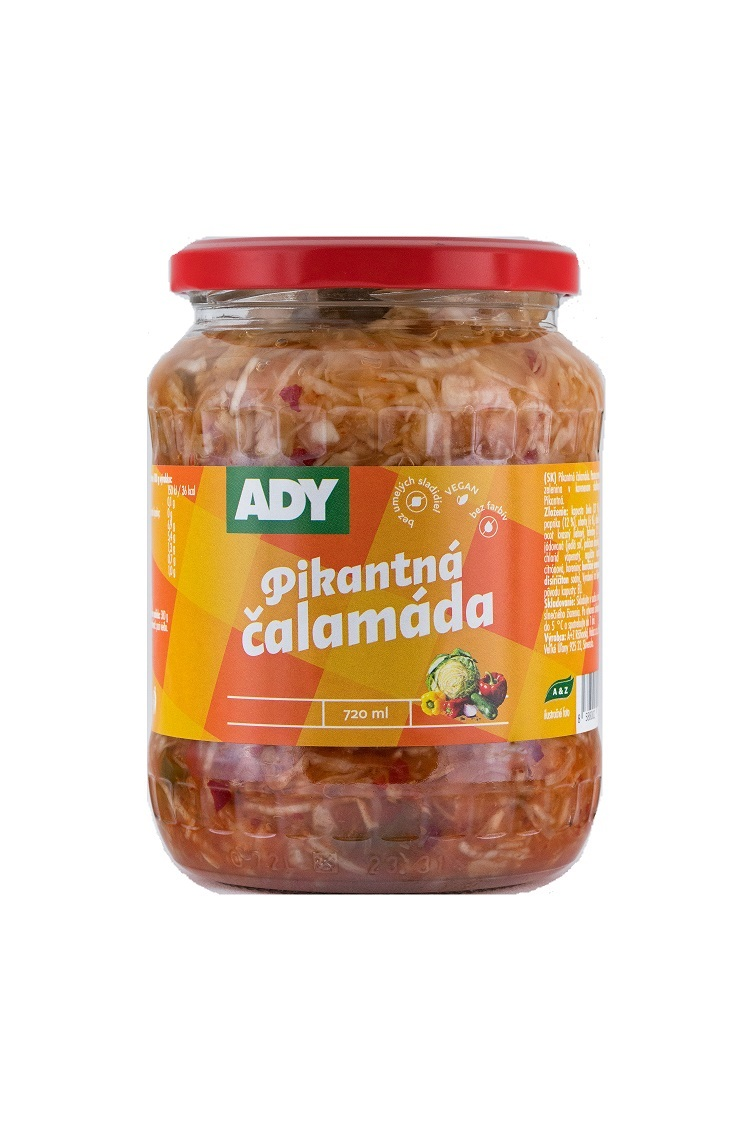 ADY Čalamáda pikantná 8 x 720 ml