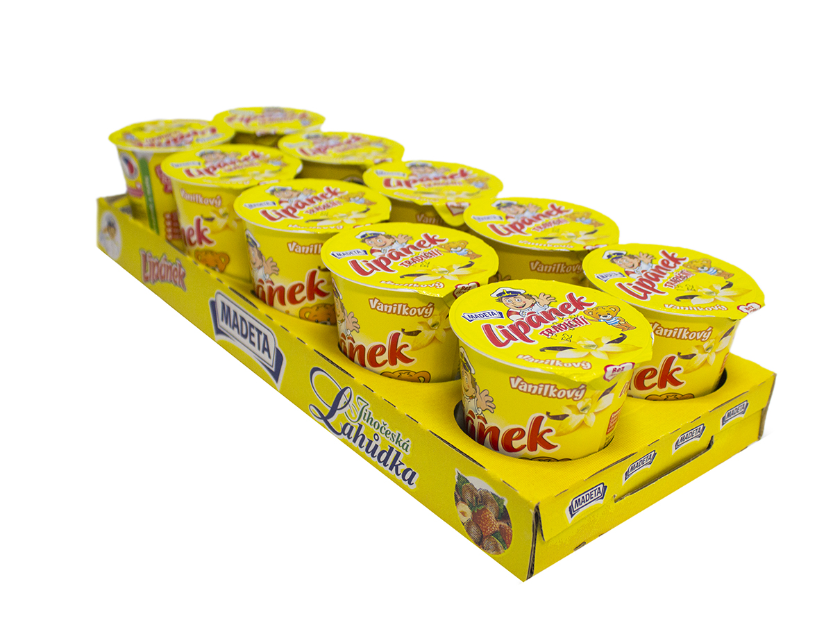 MADETA Lipánek Maxi vanilkový krém chlad. 10 x 130 g