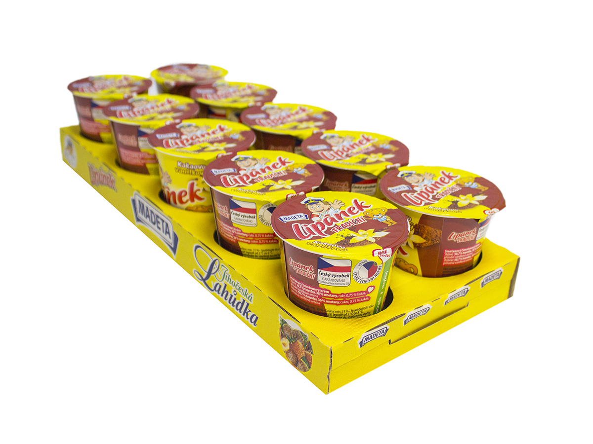 MADETA Lipánek Maxi kakaovo-vanilkový krém chlad. 10 x 130 g