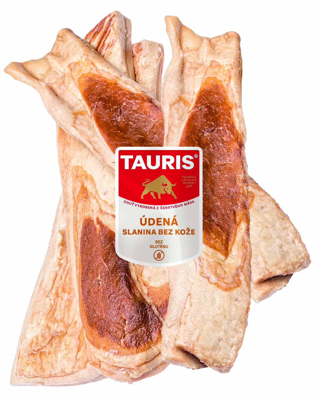 TAURIS Údená slanina bez kože chlad. váž. cca 1,5 kg