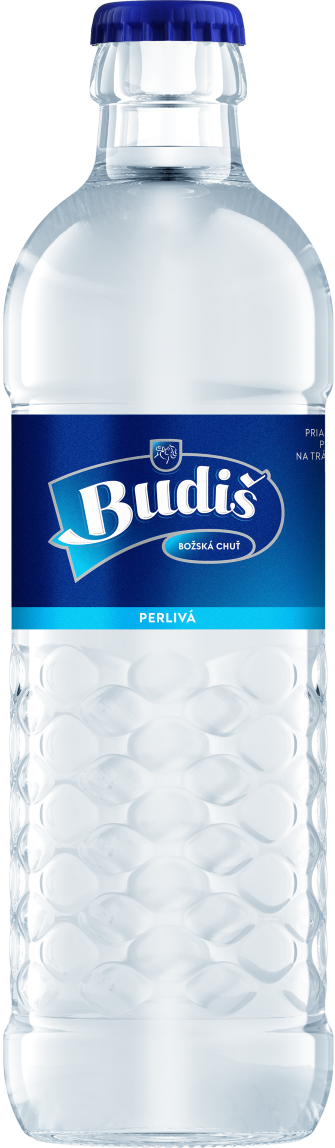 Budiš minerálna voda perlivá 24 x 330 ml SKLO
