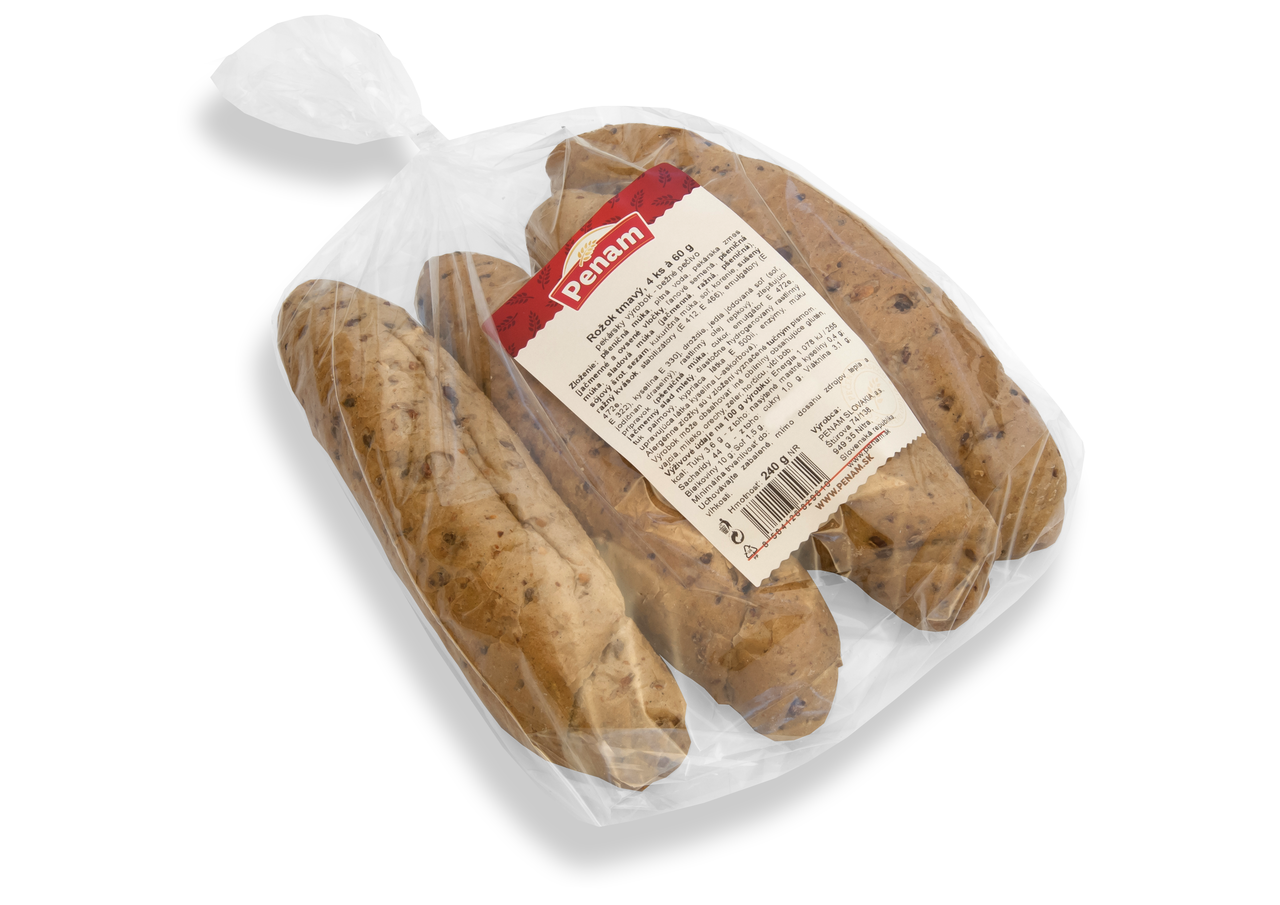 Penam Rožok tmavý balený 4 x 60 g