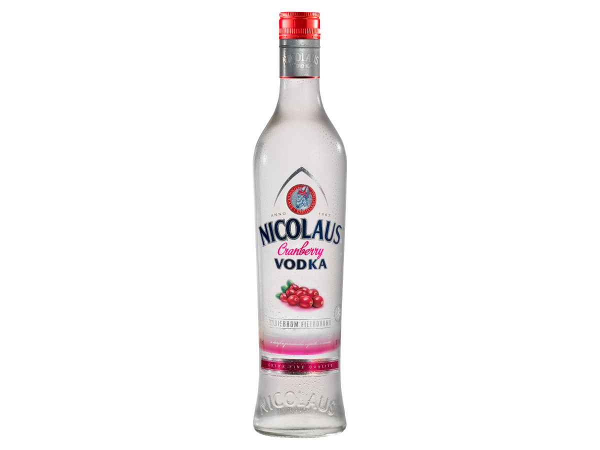 ST. NICOLAUS Vodka Extra Fine cranberry/brusnica 38% 700 ml
