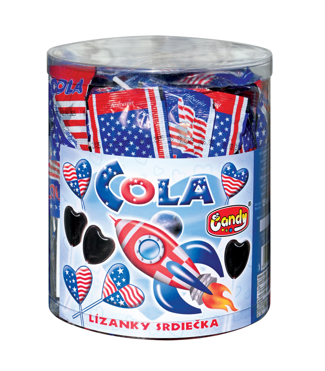 TOL Lízanka cola 125 x 8 g