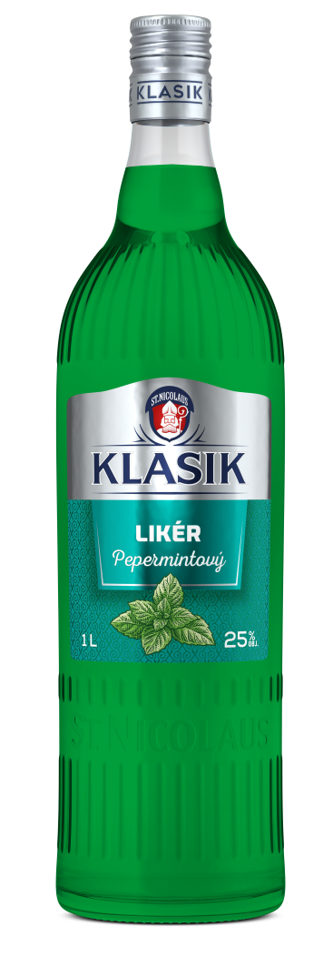 ST. NICOLAUS Klasik Pepermintový likér 25% 1 l