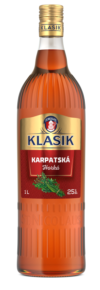 ST. NICOLAUS Klasik Karpatská horká 25% 1 l