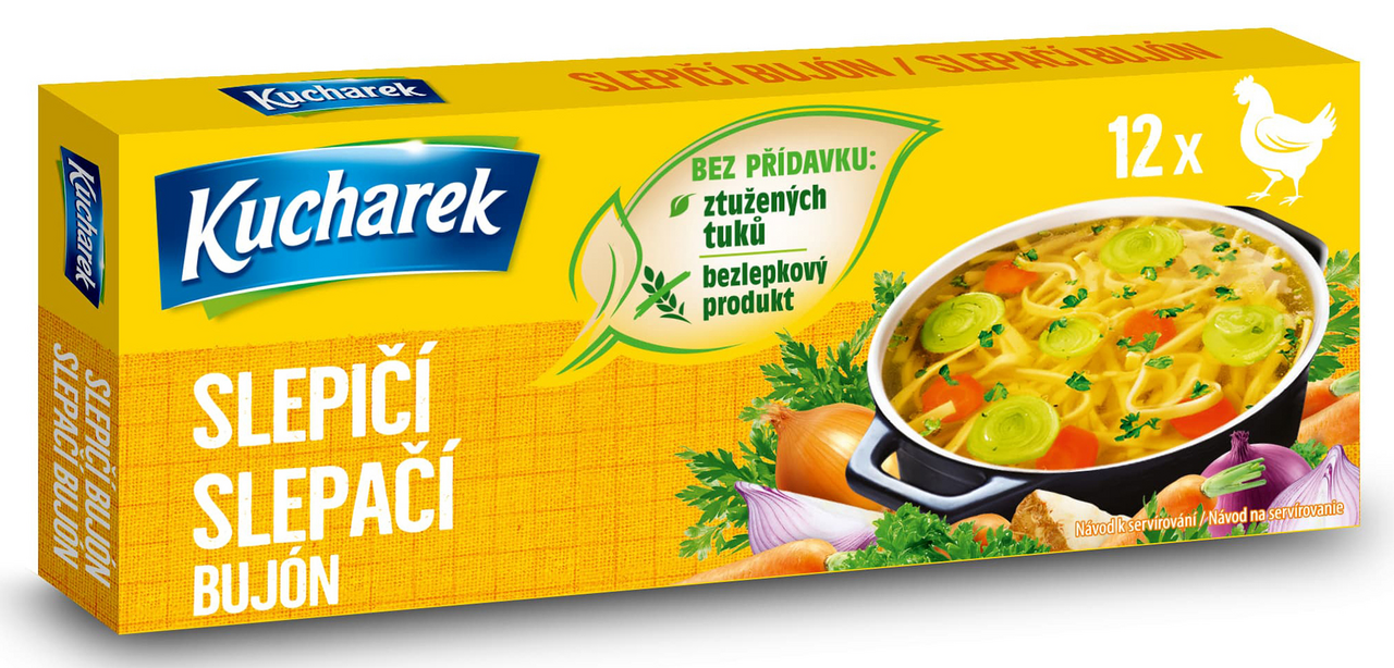 Kucharek Slepačí bujón 5 x 120 g